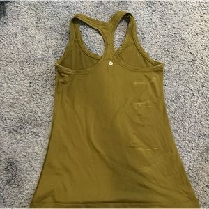 Lululemon army green tank